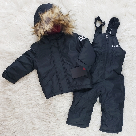 Dkny Matching Sets New Dkny Baby Puffer Jacket And Bubble Snowsuit